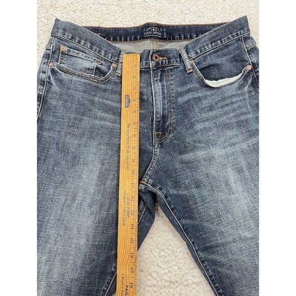 Lucky Brand Jeans Mens 36x32 410 Athletic Fit Medium Dark Wash - Picture 3 of 12